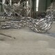 鏡面魚群雕塑圖