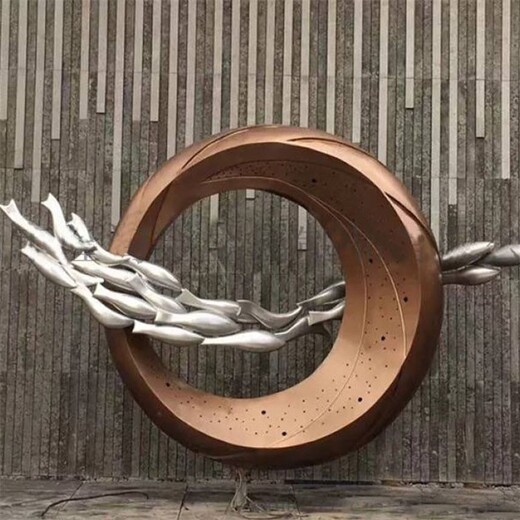 鏡面魚(yú)群雕塑廠商