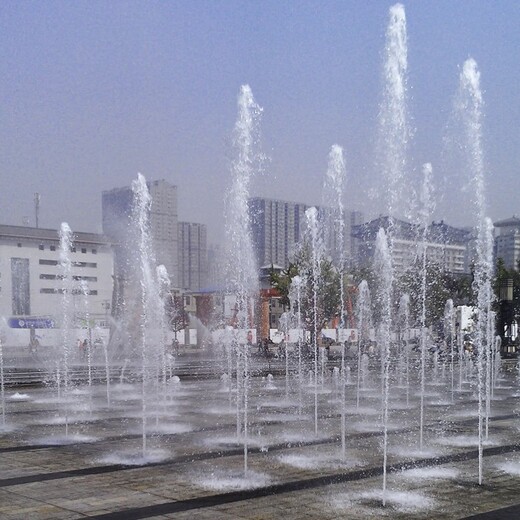 垫江广场互动音乐喷泉安装设计,音乐喷泉安装