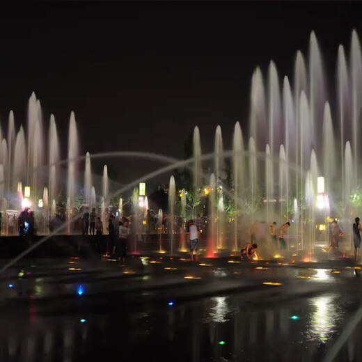 南川广场互动音乐喷泉安装公司,音乐喷泉公司