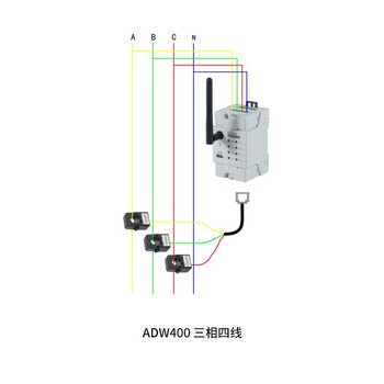 环保用电监控,无线多回路计量表