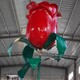 网红植物玫瑰花雕塑联系方式产品图