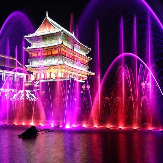 永州音乐喷泉施工,水景喷泉安装厂家