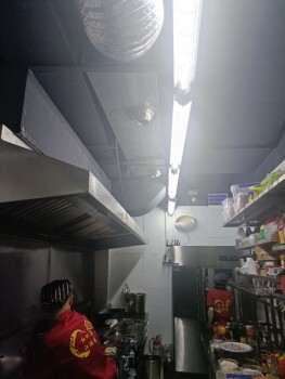 顺德区川菜馆厨房烟罩设计制作加工安装厨房通风设备