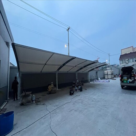 上海小区膜结构雨棚厂家