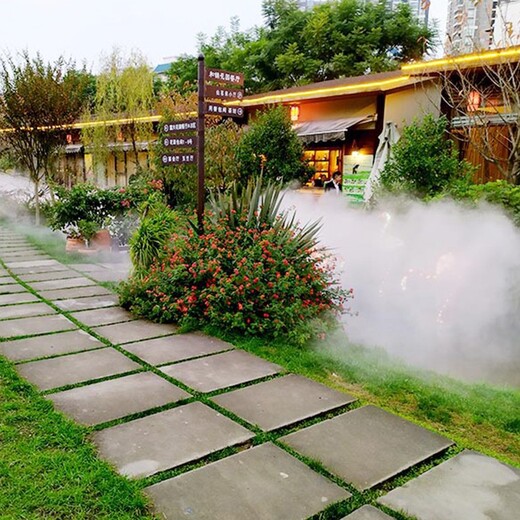 重庆生态餐厅水雾设备（雾喷厂家，水雾环保）