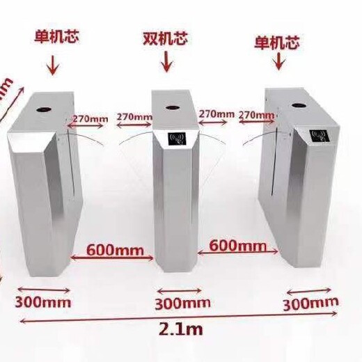 冠县人行通通道闸安装