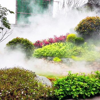 重慶園林人造霧造景,（霧噴廠家，水霧環(huán)保）