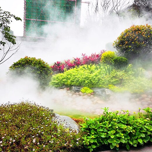 重庆喷泉人造雾设备,（雾喷厂家，水雾环保）