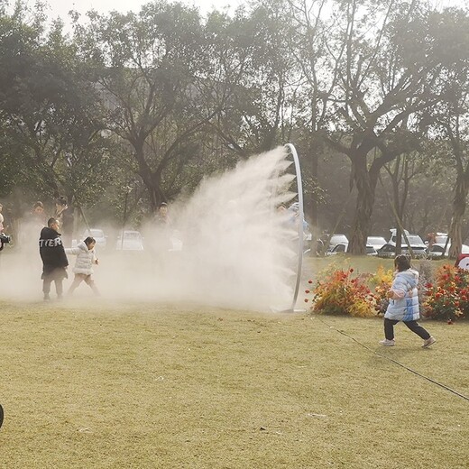 重庆园林水喷雾设备,雾森公司,水雾环保