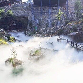 重庆公园景观雾喷造景,（雾喷厂家，水雾环保）