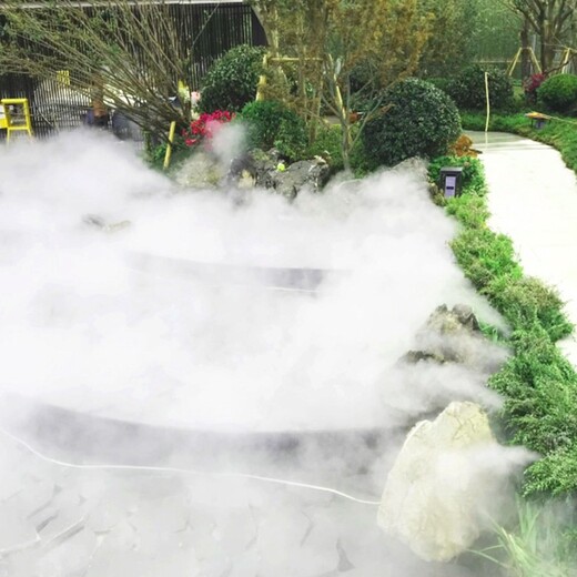 重庆景观水雾设备,雾喷公司,水雾环保
