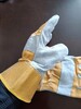 批發電焊手套,黃膠袖半皮電焊耐磨工作手套