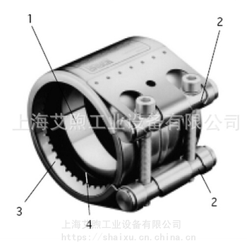 316/304不锈钢联管夹IMPA6141船用联管夹管道连接器修补器