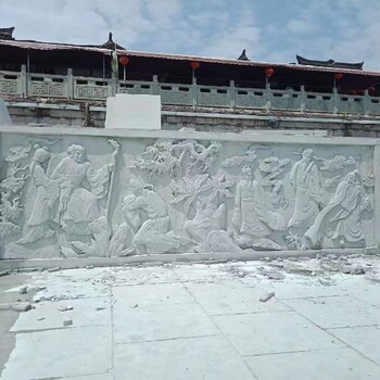 丽江浮雕墙,石材雕塑