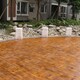 藝術(shù)壓花地坪材料施工圖