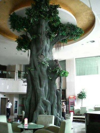 桂林从事仿真假树制作,包柱头仿真假树