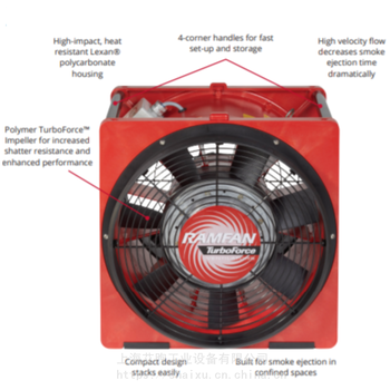 RAMFAN-EFC50救援排烟风机电驱动涡轮排烟机正负压消防排烟机