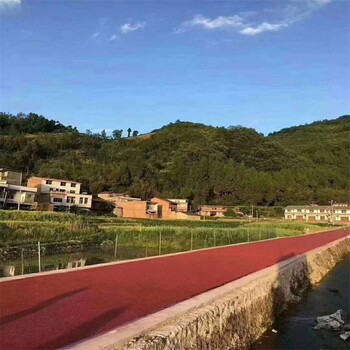 膠粘石透水混凝土地坪,仿大理石藝術(shù)地坪,礫石仿沙灘地坪