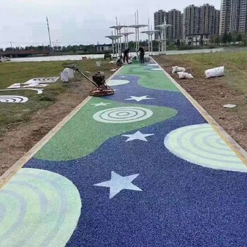 安徽生態(tài)透水地坪,生態(tài)透水混凝土地坪工程