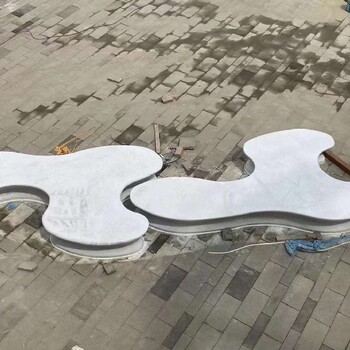 浙江臺州整體施工報價(jià)異形泰科砼坐凳花壇