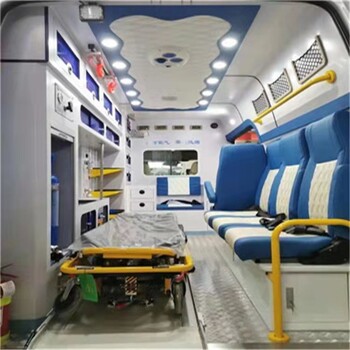 郑州跨省120救护车-长途转院出院用车-可24小时预约