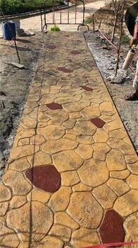 臺灣新北市生態水泥壓模地坪