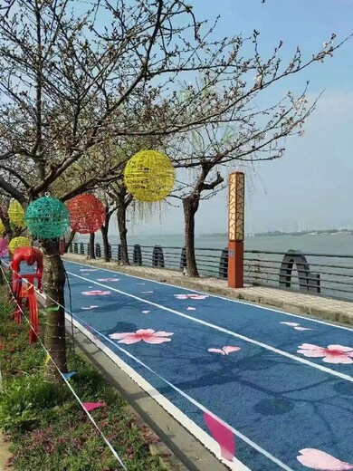 瀝青路面改色公司,瀝青路面改色工程