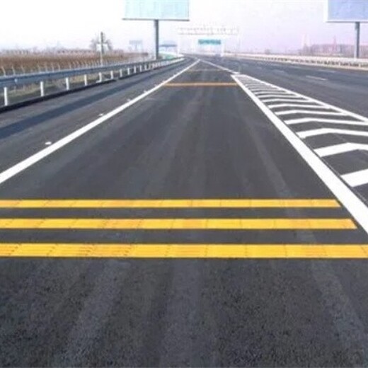 新疆小区道路划线报价道路标线