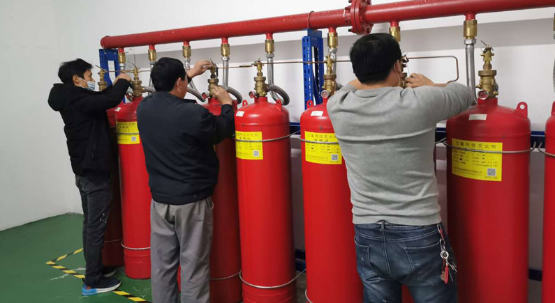 广州管网七氟丙烷气体钢瓶检测加压单位