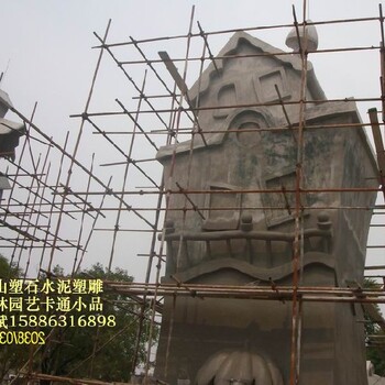 假山瀑布,跌水,小區(qū)假山景觀