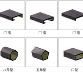 防火雕刻機防護罩定做阻燃雕刻機伸縮防護罩廠家伸縮導軌防護罩