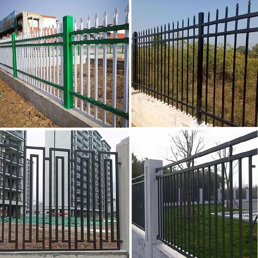 漯河围墙护栏生产厂家厂区锌钢围墙方管护栏园林围墙护栏栅栏厂