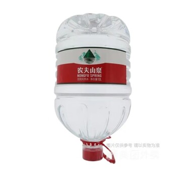 无锡新吴区梅村农夫山泉桶装水批发,饮用天然水5L*4桶