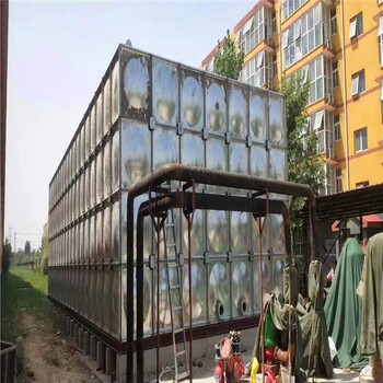 黑龙江伊春大型拼接式不锈钢水箱安装
