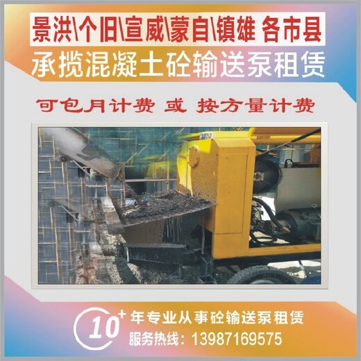 三一天泵,云南臨滄鳳慶混凝土砼輸送泵二次澆筑泵車載泵拖泵地泵出租