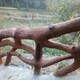 栏杆水泥仿木防腐木图