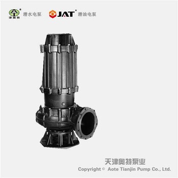 JAT380V6寸口径水利工程用污水污物潜水泵使用范围可定制