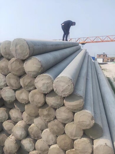 武汉非预应力水泥电线杆厂家,18米电杆报价