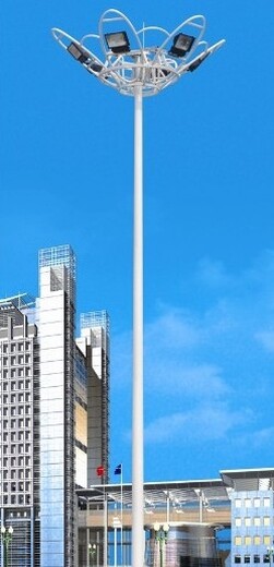 成都廣場高桿燈,25米高桿燈,安裝