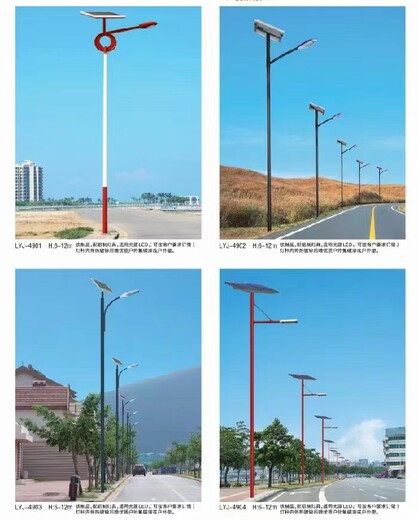 藏式名族特色路灯,那曲景观灯,7米太阳能路灯