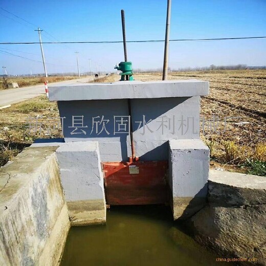 湖南常德漢壽縣小型渠道鑄鐵閘門