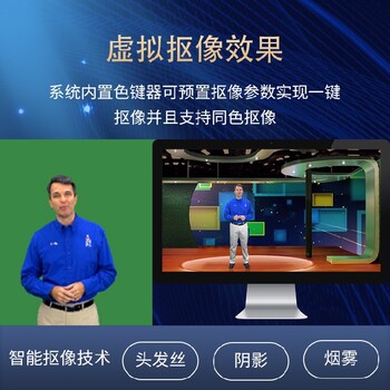 北京天创华视真三维虚拟抠像设备TC-UVS3000厂家现货