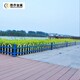 宁夏锌钢草坪护栏厂家锌钢草坪防护栏隔离草坪护栏产品图