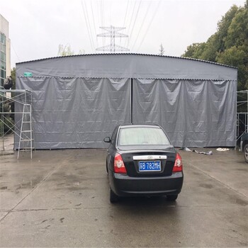 武威推拉伸縮篷電動雨篷顏色可選