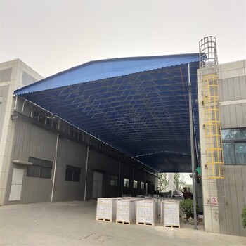 武威推拉伸縮篷電動雨篷顏色可選