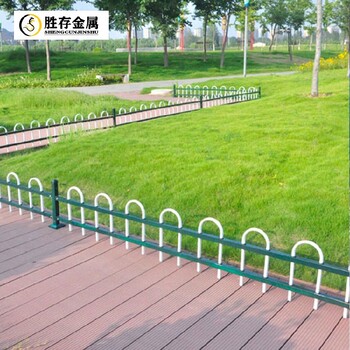 陕西草坪塑钢护栏园林绿化草坪护栏草坪隔离护栏