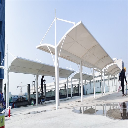 上海停车场膜结构车棚可按需求定制