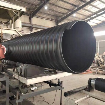 dn500钢带管-HDPE钢带增强螺旋波纹管