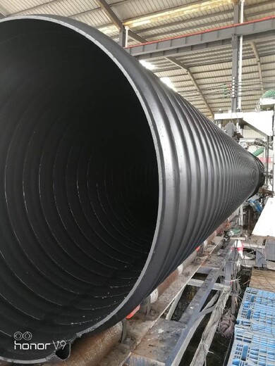 湖南生产HDPE钢带螺旋波纹管规格型号